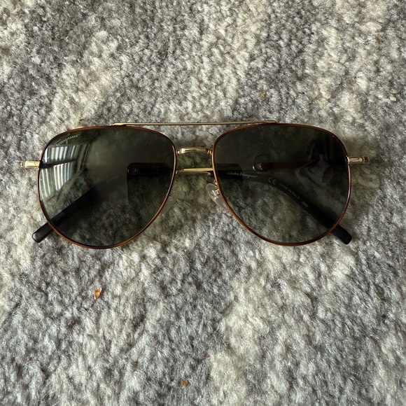 Ferragamo Men's Aviator Sunglasses w/ Gradient Lens - SF226S - Italy new no case - Picture 1 of 6